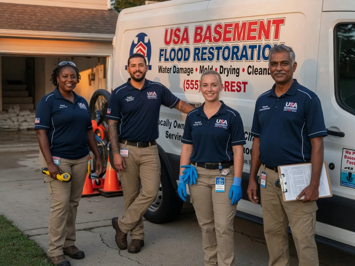 Basement Flood Cleanup company in Wrights, IL
